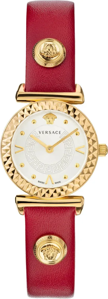 Versace Ladies Watch Mini Vanity Red VEAA01220