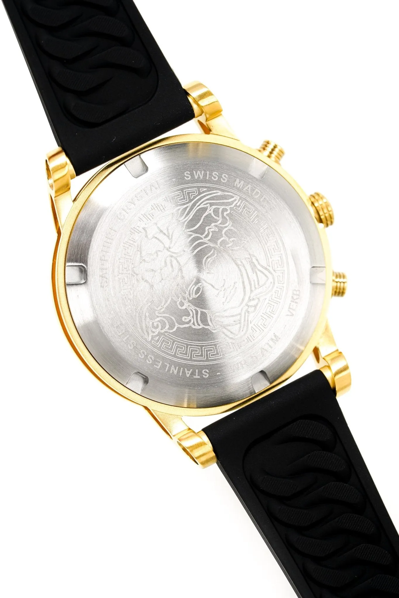 Versace Ladies Watch Sport Tech 40mm Black Gold VEKB00422