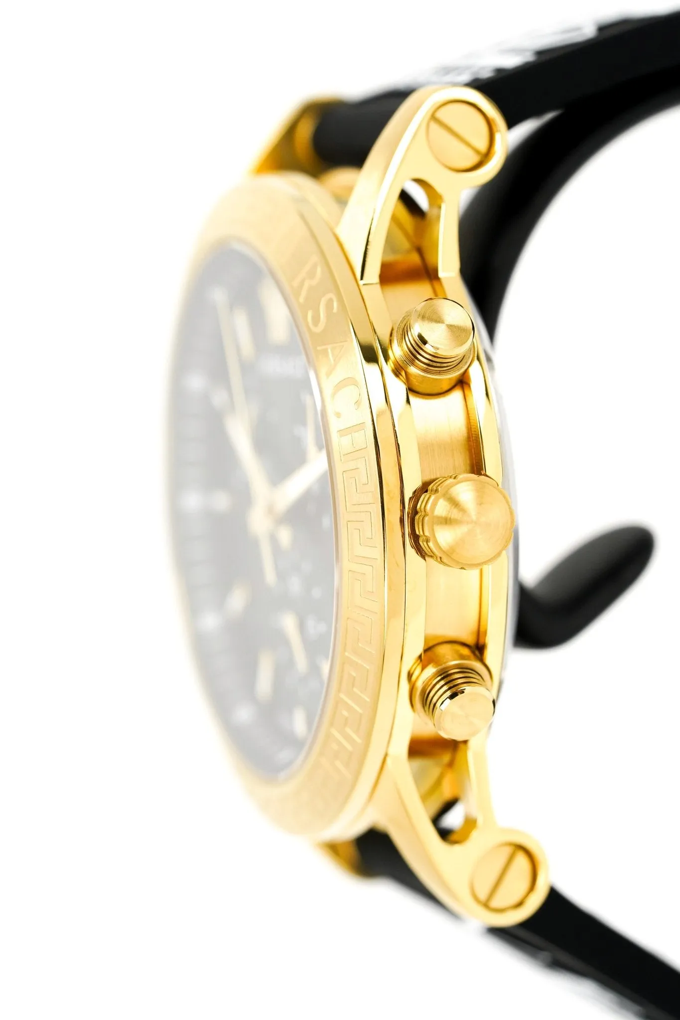 Versace Ladies Watch Sport Tech 40mm Black Gold VEKB00422