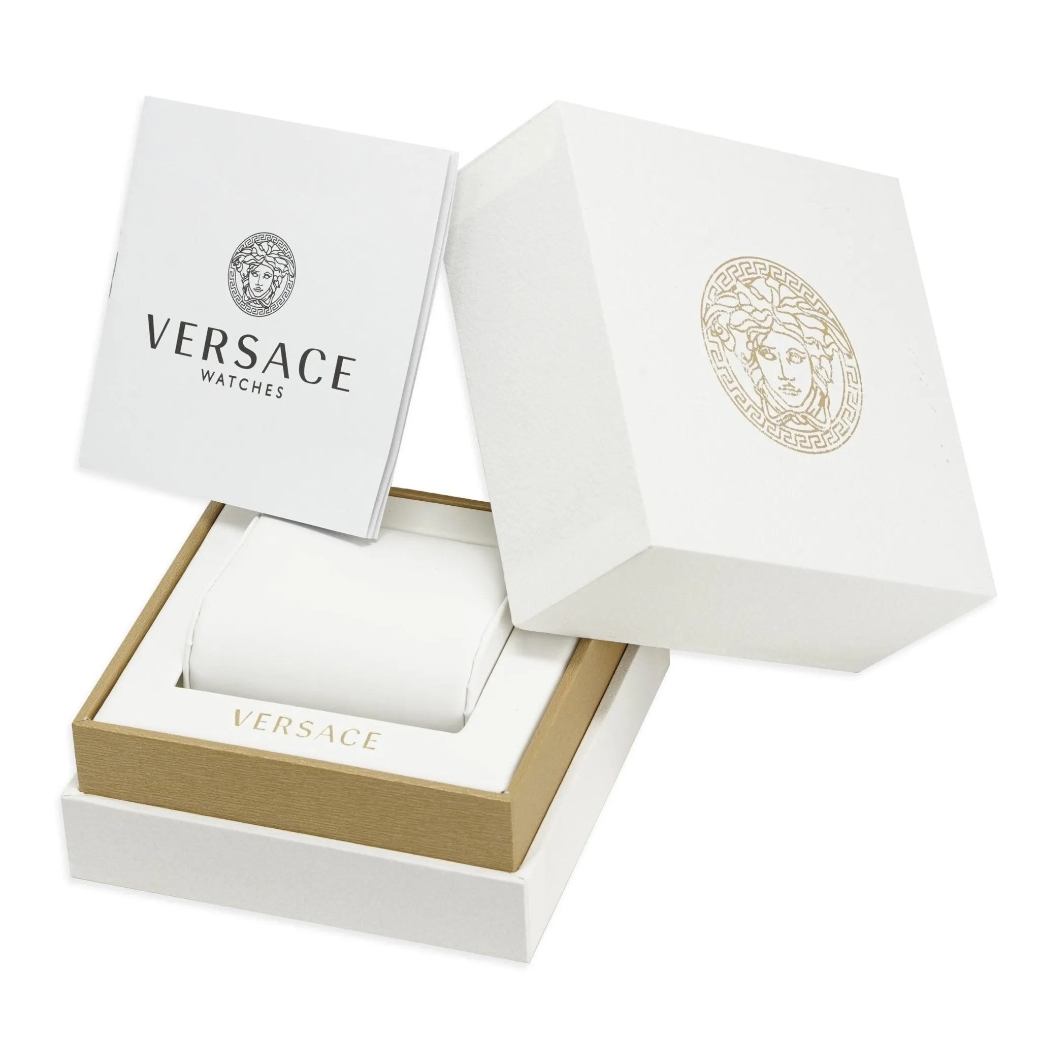 Versace Men's Watch Hellenyium GMT Blue Leather V11080017