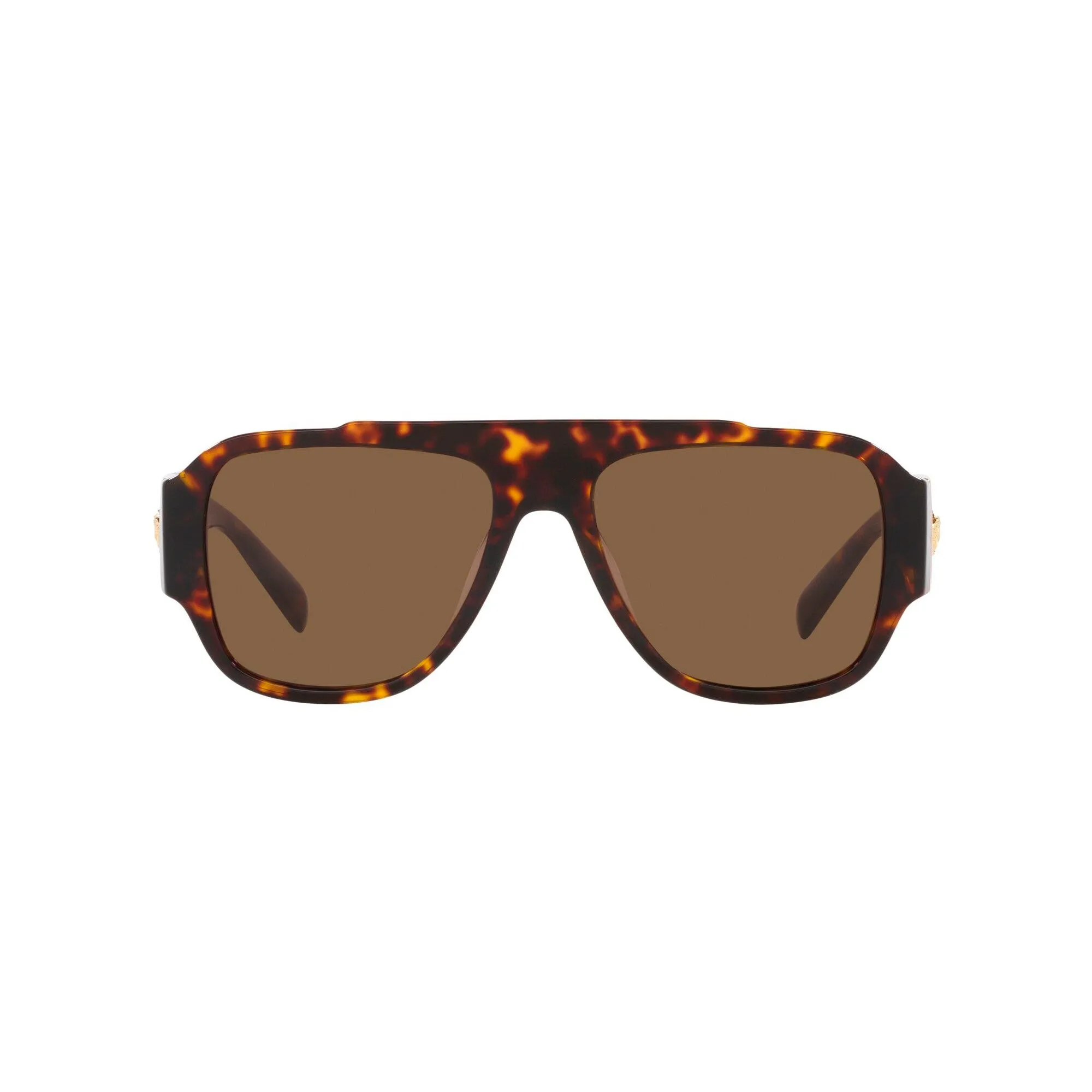 Versace Unisex Havana Sunglasses with Brown Anti-Reflective Lenses VE_4436U_108/73_57mm