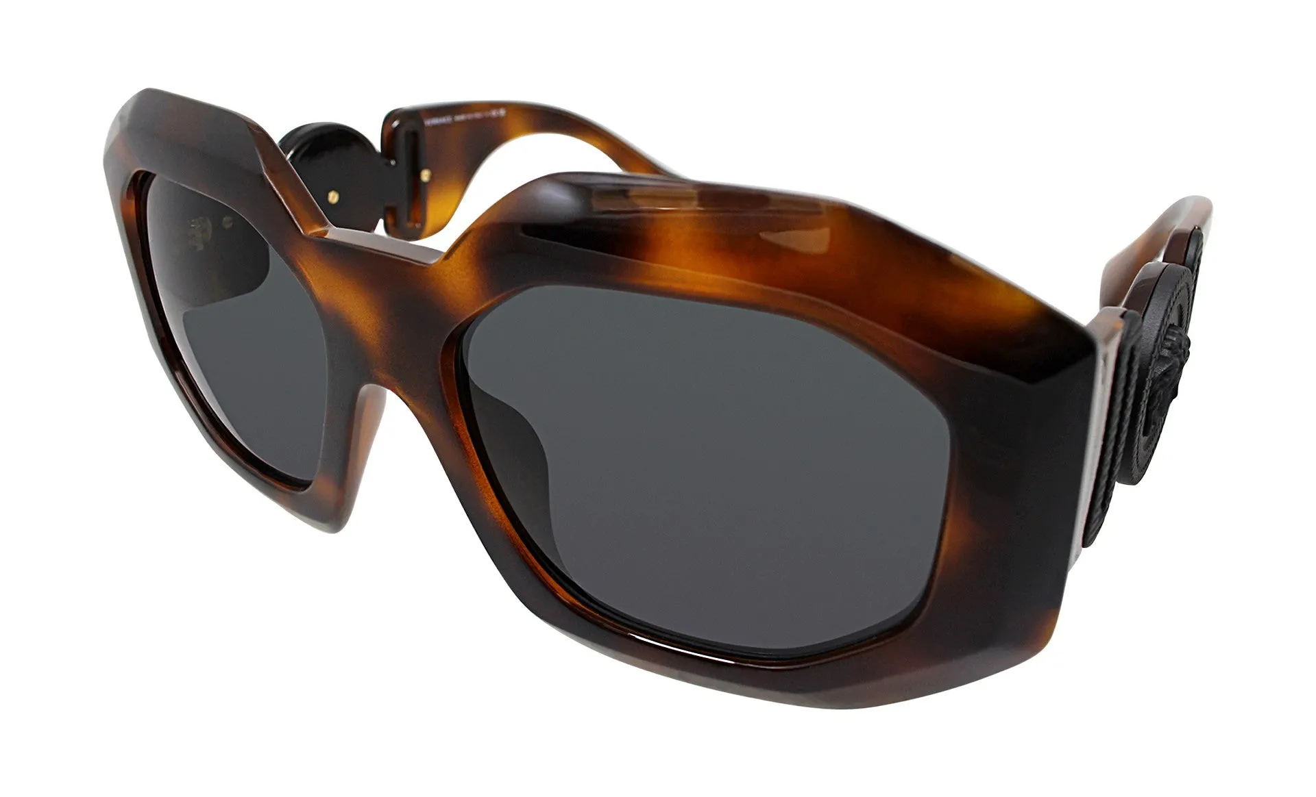 Versace Women's Havana Brown Sunglasses with Grey Anti-Reflective Lenses VE_4424U_521787_56mm