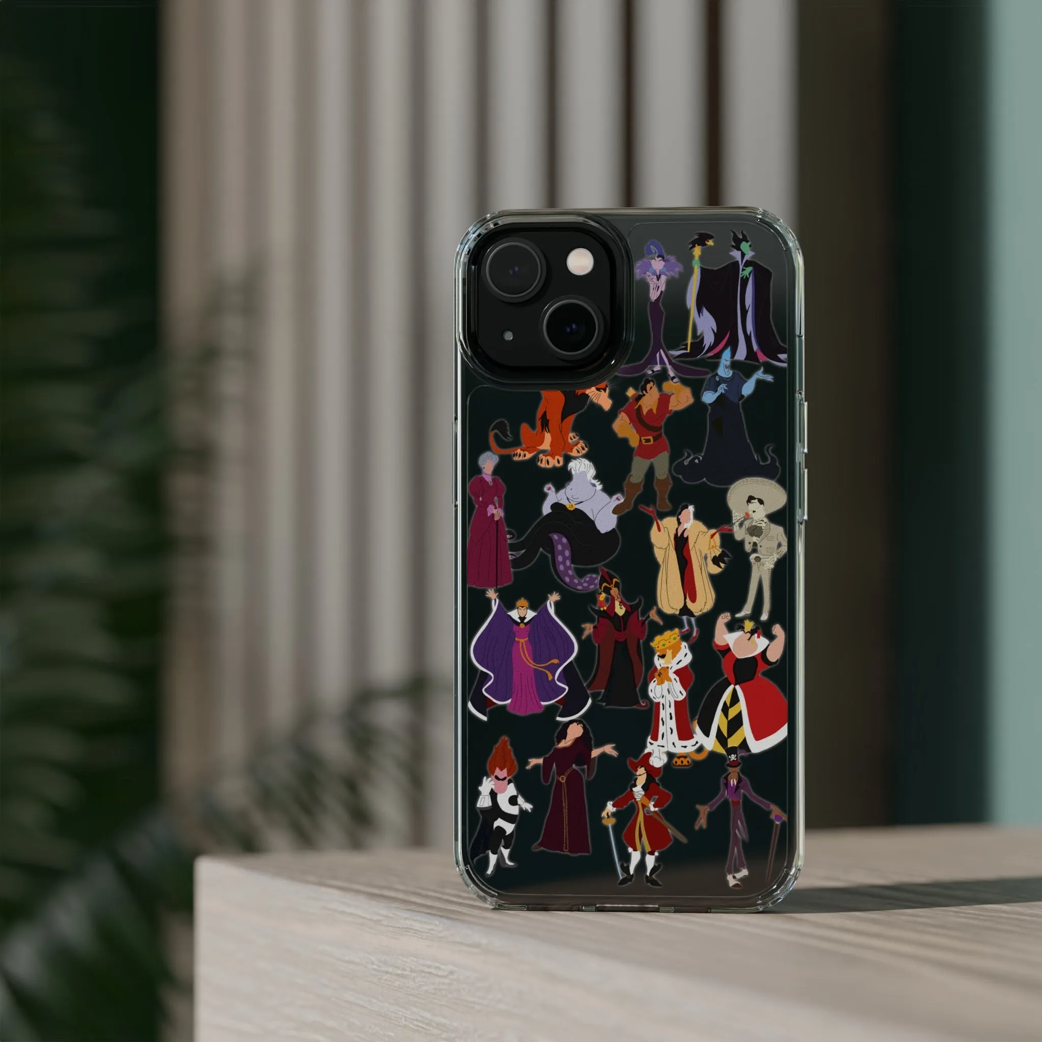 Villains Clear Phone Case! Inspired Hand drawn Unique Gift