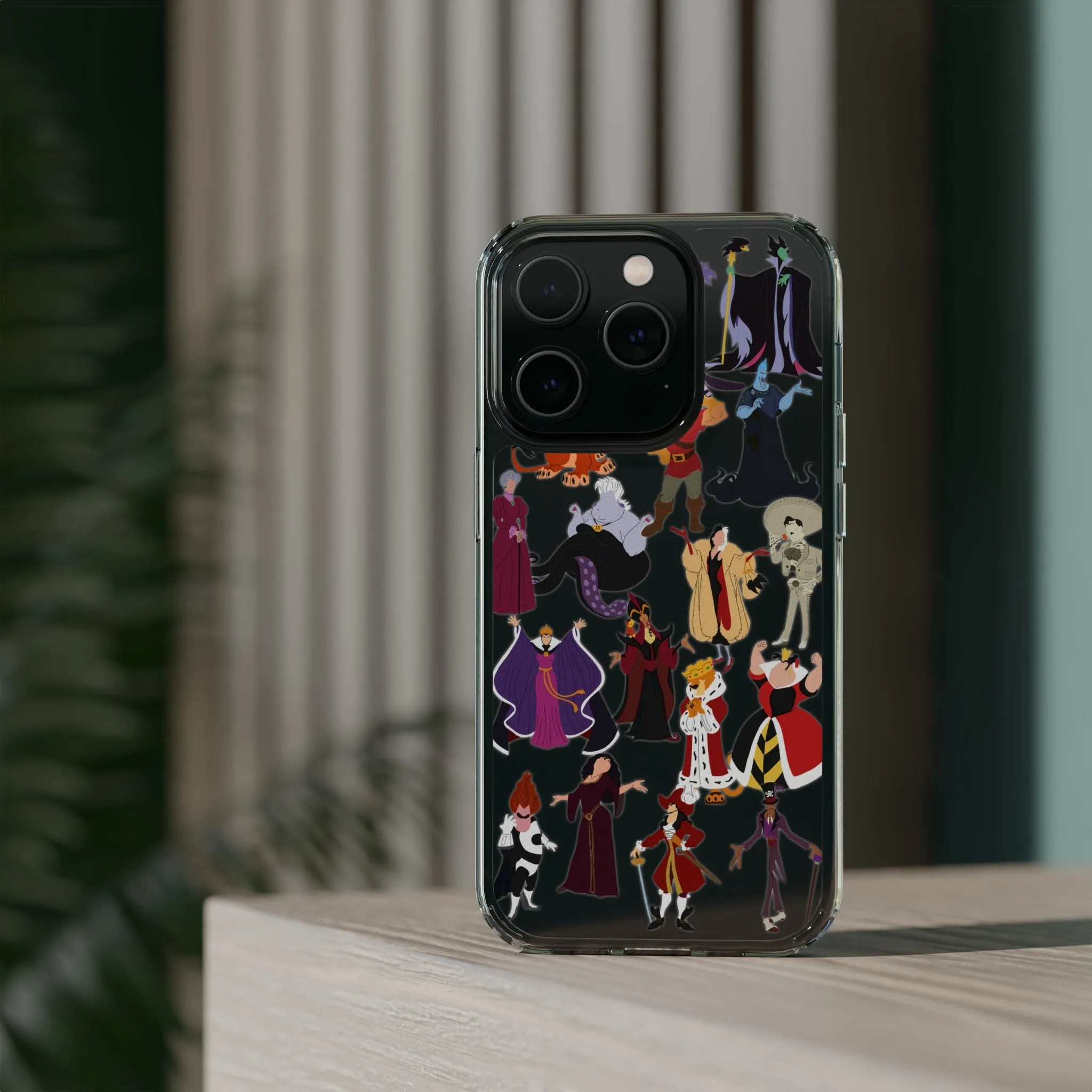 Villains Clear Phone Case! Inspired Hand drawn Unique Gift