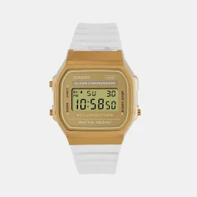 Vintage Gold Unisex Digital Resin Watch D307 - A168XESG-9ADF