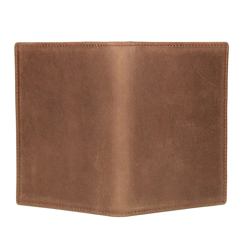 Vintage RFID Leather Passport Case 8190