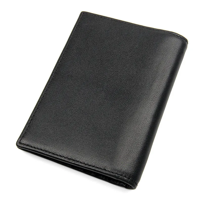 Vintage RFID Leather Passport Case 8190