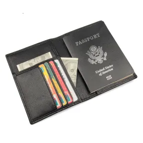 Vintage RFID Leather Passport Case 8190