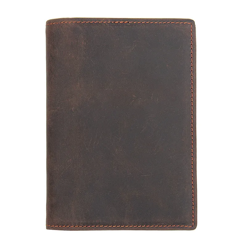 Vintage RFID Leather Passport Case 8190