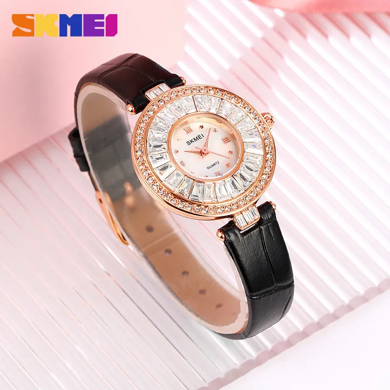 Watches Fashion Luxury Diamond Wristwatches Women Watch Waterproof Female Clock Time Watch