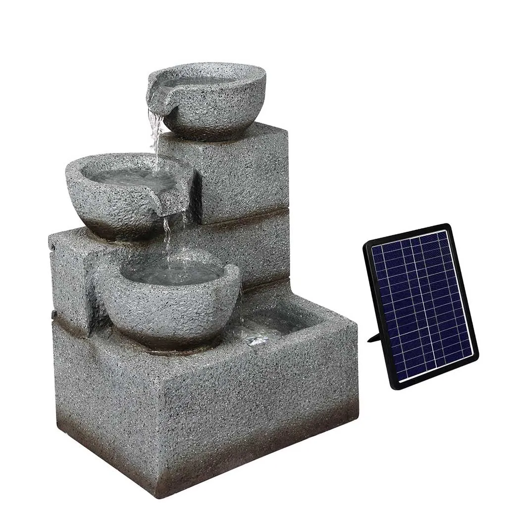 Water Bird Bath Solar Fountain Power Pump Kit Indoor Garden Outdoor