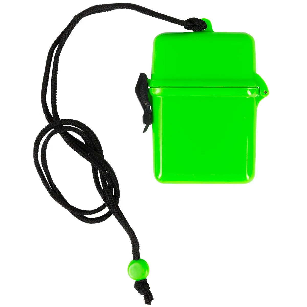 Waterproof Snap Lock Canister With Gasket Seal & Adjustable Hanging Cord