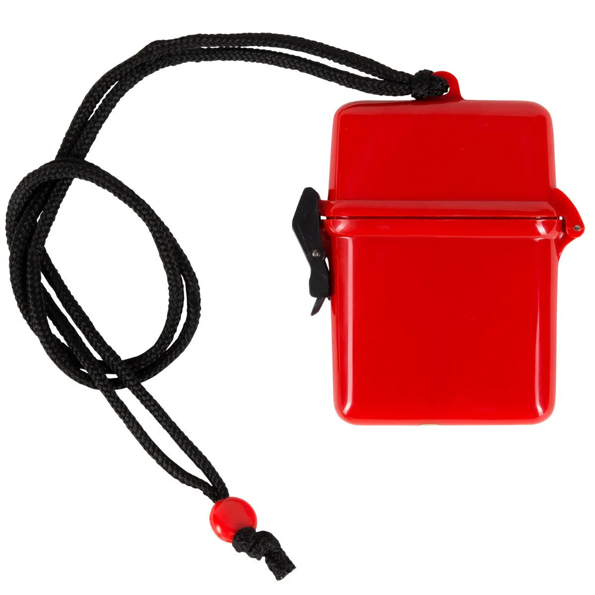 Waterproof Snap Lock Canister With Gasket Seal & Adjustable Hanging Cord