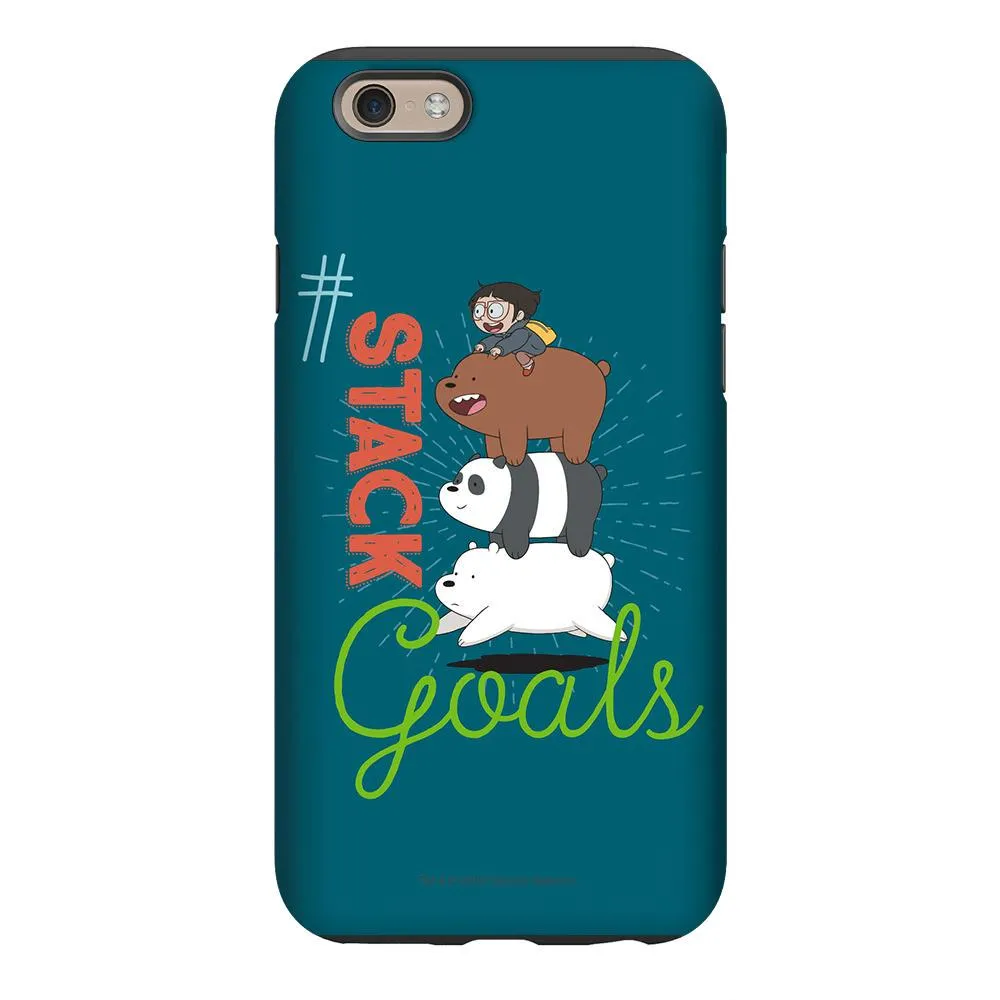 We Bare Bears Stack Goals Phone Case for iPhone and Galaxy