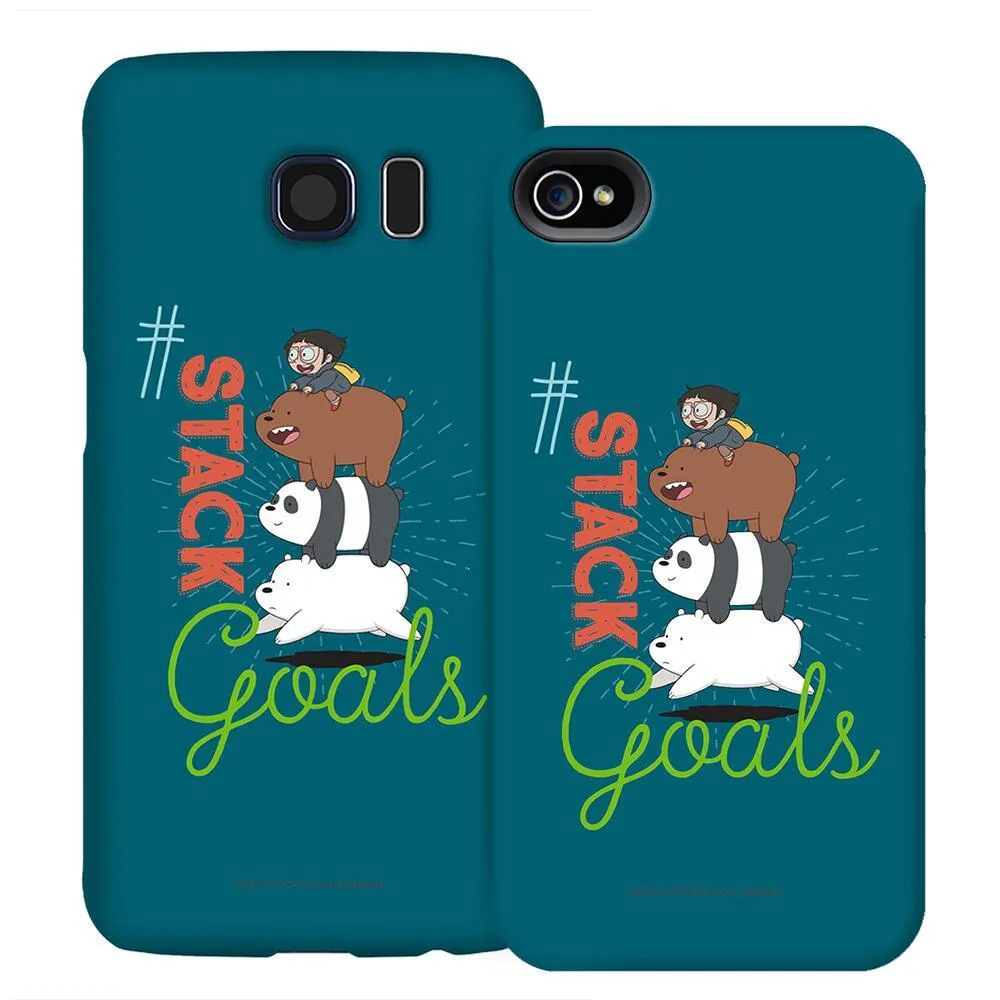 We Bare Bears Stack Goals Phone Case for iPhone and Galaxy