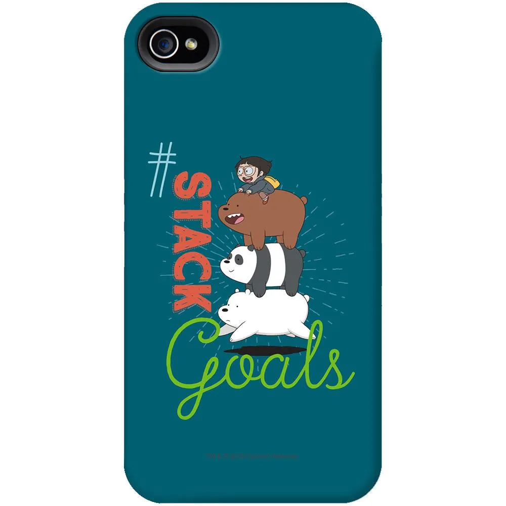 We Bare Bears Stack Goals Phone Case for iPhone and Galaxy