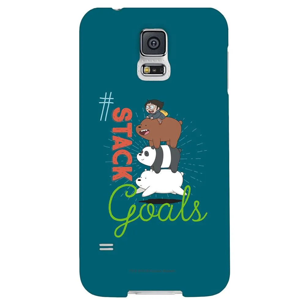 We Bare Bears Stack Goals Phone Case for iPhone and Galaxy