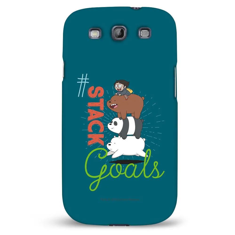 We Bare Bears Stack Goals Phone Case for iPhone and Galaxy