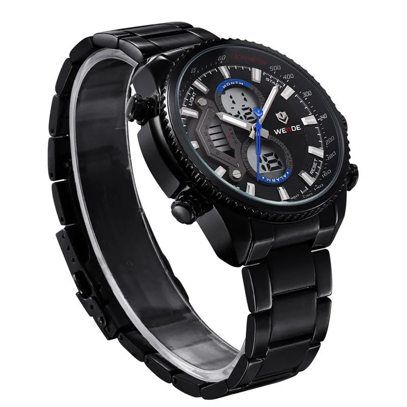 WEIDE Quartz Military Watches Sports Watch,Top Luxury Brand Business Men Watch Water Resistant Digital Watch