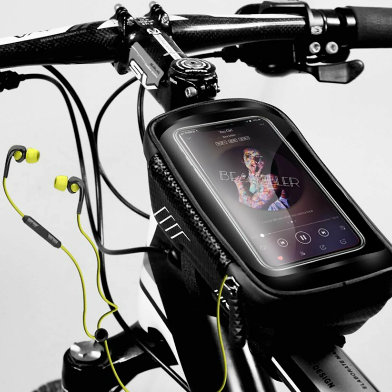 WildWheelZ™ Waterproof Bike Cell Phone Case Bag Holder | Motorcyle Cycling Handlebar Mount