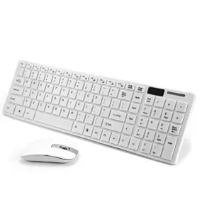 Wireless Keyboard Mouse  White