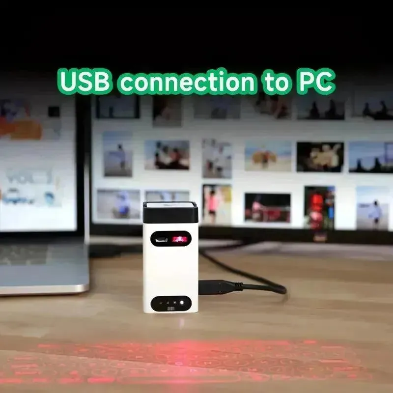 Wireless Laser Projection Virtual Keyboard