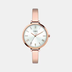 Women Silver Analog Stainless Steel Watch TWEL12817