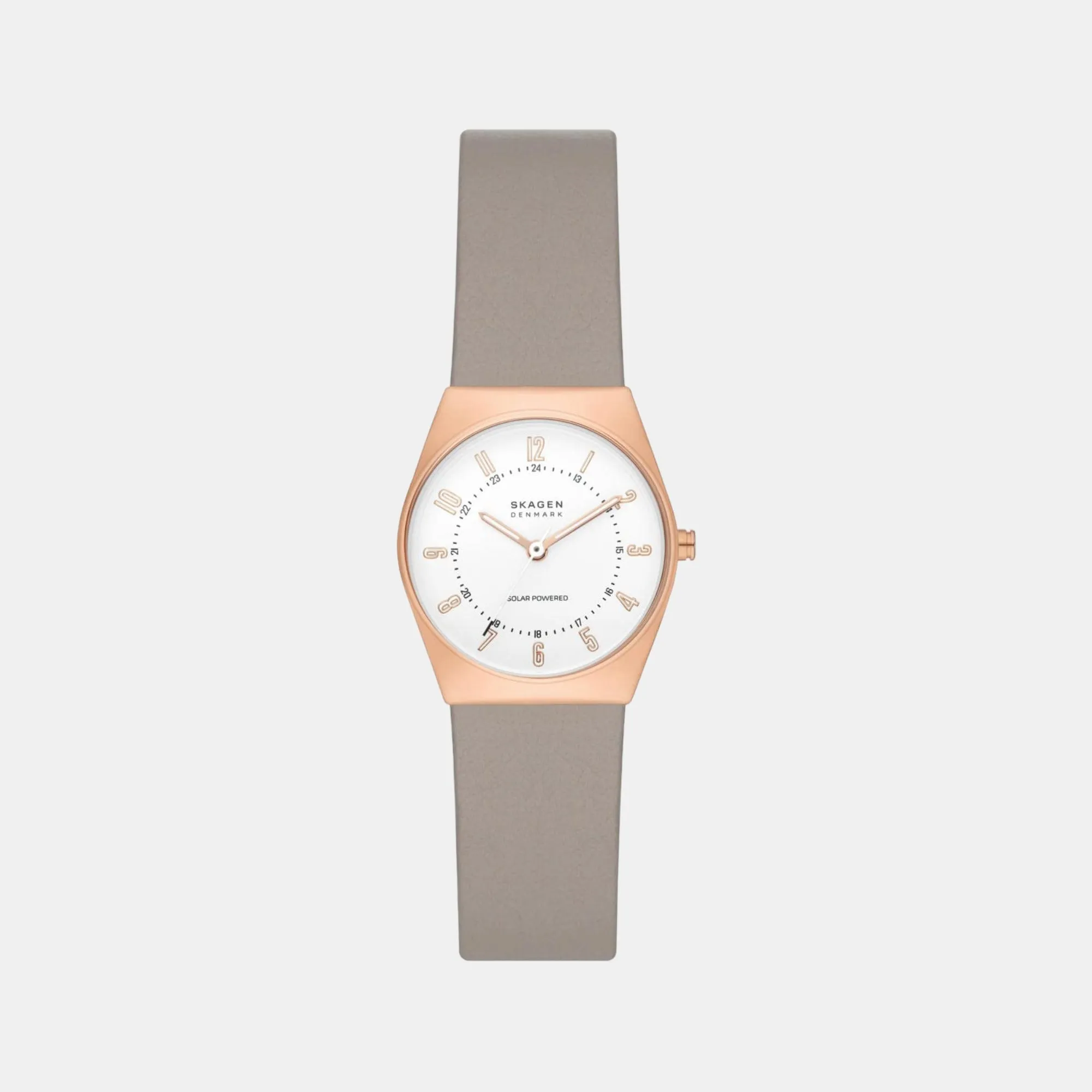 Women's Analog Leather Solar Watch SKW3079