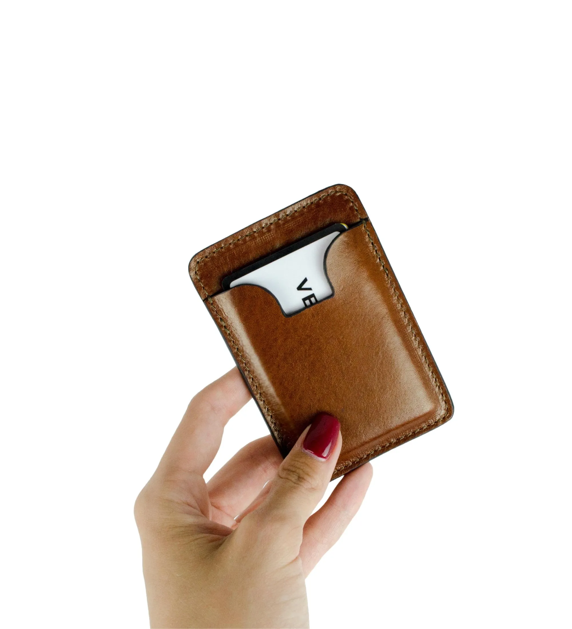 Womens Leather Credit Card Case Business Card Case - 1984