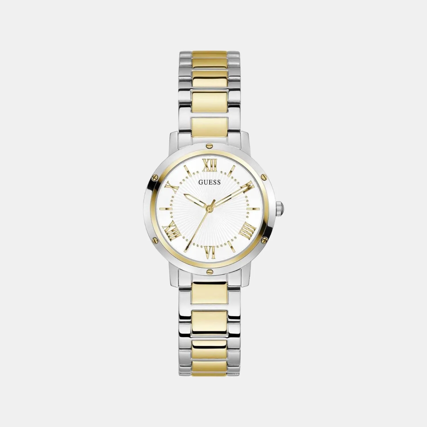 Women's White Analog Stainless Steel Watch GW0404L2