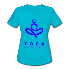 Yoga on the Beach (YOTB) - Women's Dri-Fit Moisture Wicking Sport-Tek T-shirt