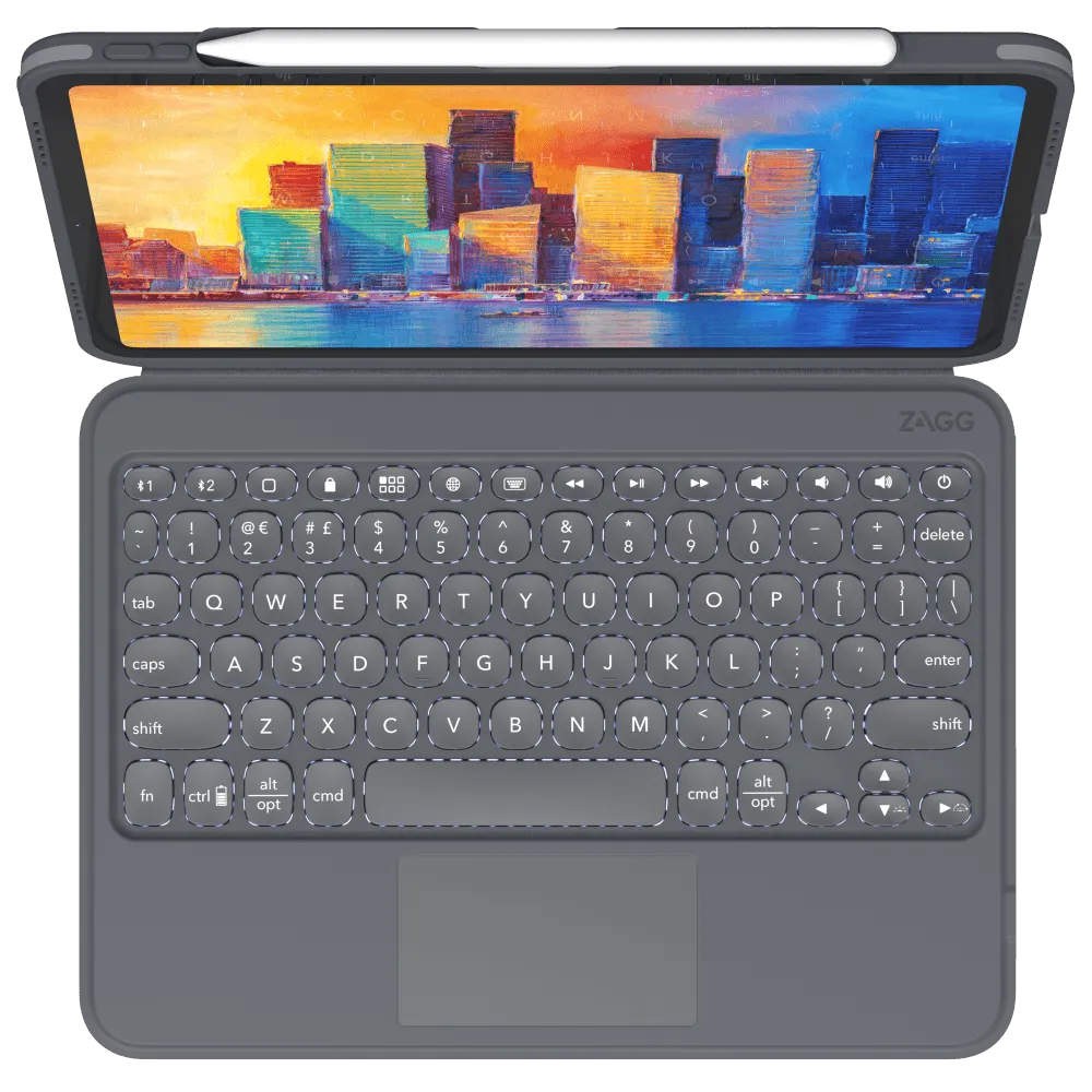 ZAGG Pro Keys Bluetooth Keyboard Case for Apple iPad Pro 11 (2021 / 2020 / 2018) by ZAGG